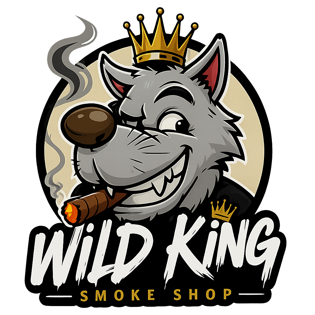 Wild King crowned wolf mascot